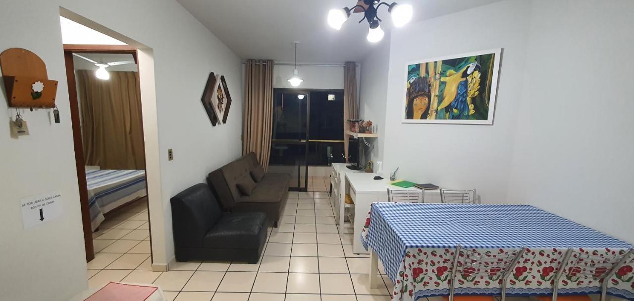 Apartamento Quadra Praia Com Vista Mar Гуарапарі Екстер'єр фото